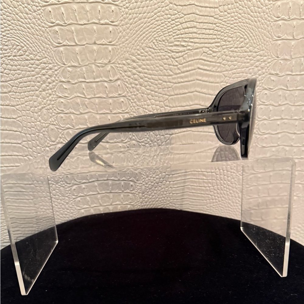 Celine Blue/Grey Shield Aviator Sunglasses - Picture 2 of 10